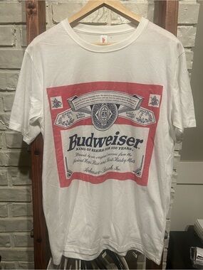 Budweiser Beer Retro T Shirt Size L